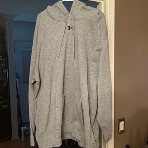 Under Armour all gray Coldgear 4xl hoodie, washed once